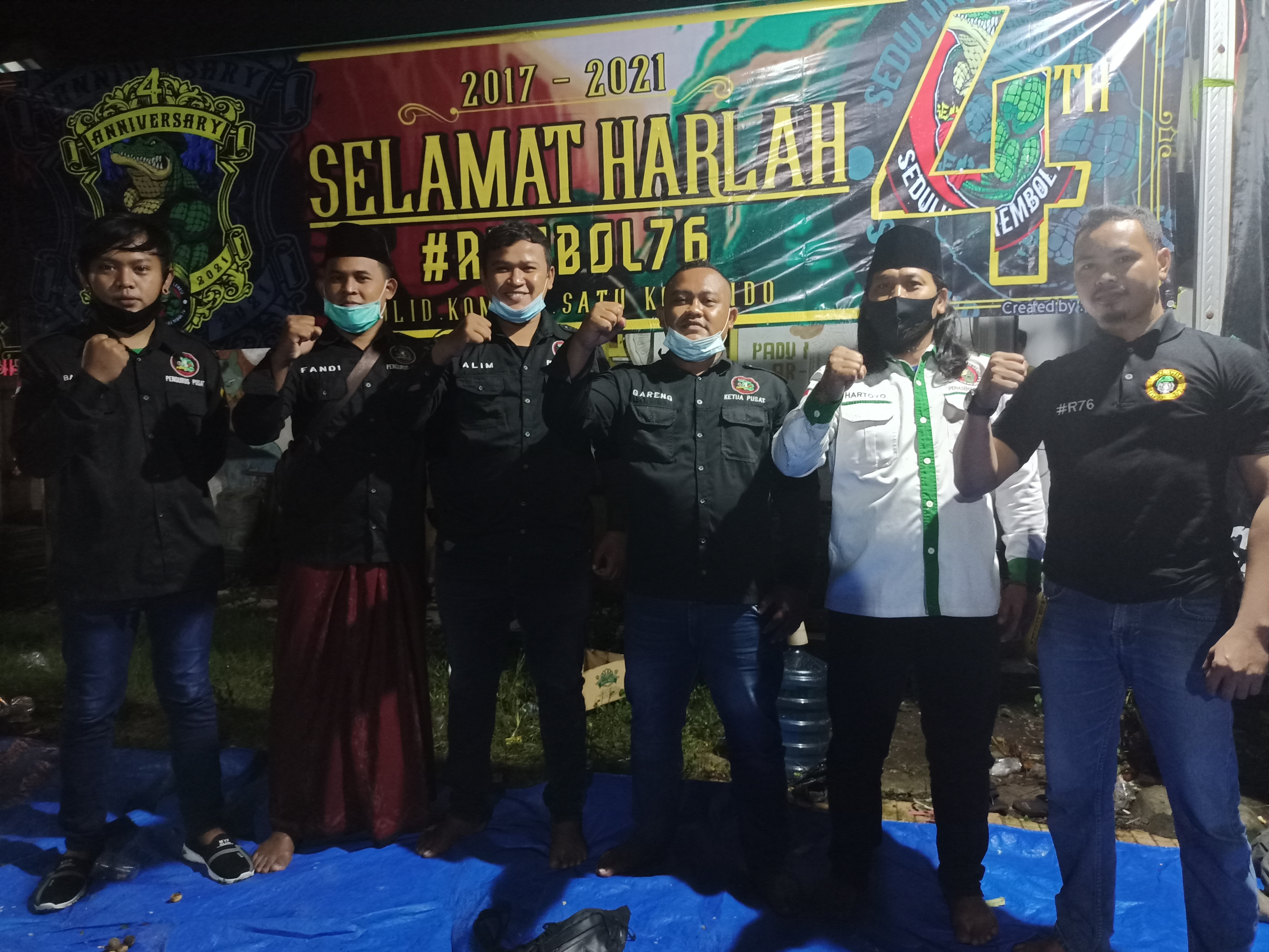 Di Harlah ke 4, Rembol76 Bagi-bagi Sembako