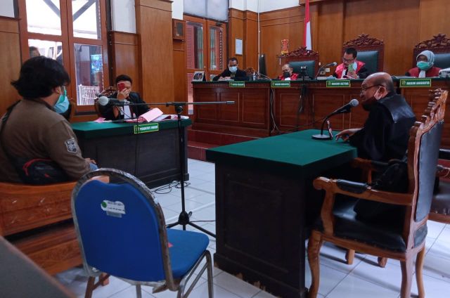 Apes, Pembeli Sabu Di Jalan Kunti Jadi Pesakitan